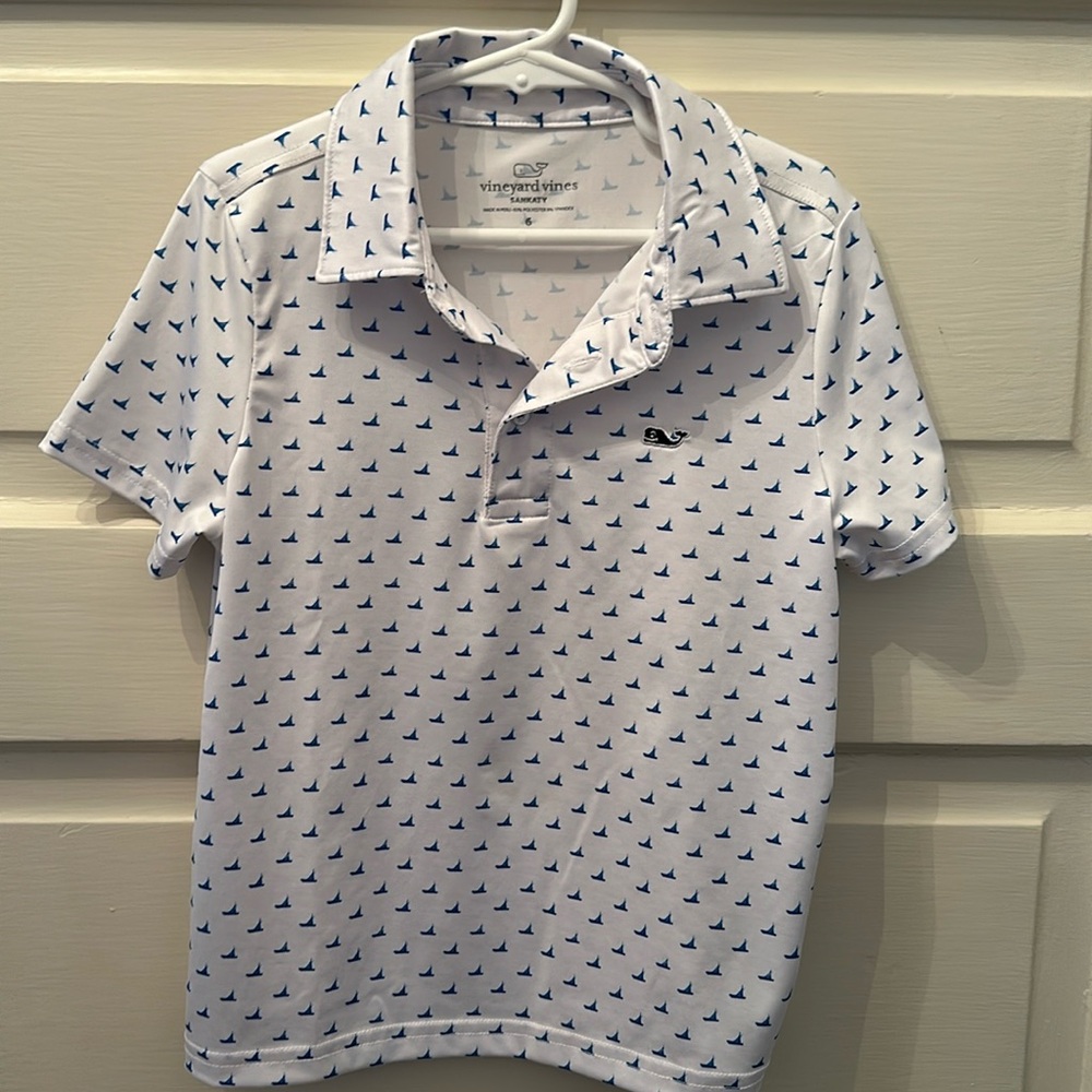 Vineyard Vines boys Sankaty polo